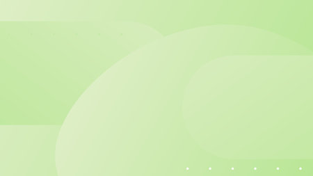 Abstract green fluid shape modern background with copy space, vector.のイラスト素材