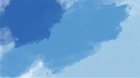 Abstract blue watercolor background for your design, watercolor background concept, vector.のイラスト素材