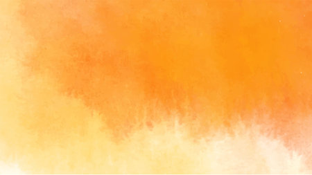 Abstract orange watercolor background for your design, watercolor background concept, vector.のイラスト素材