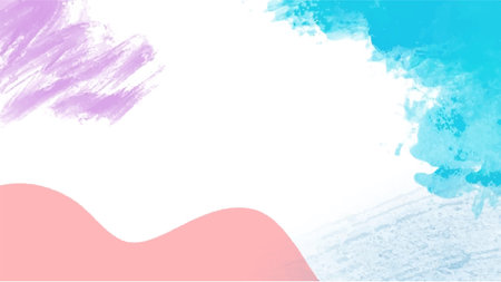 Abstract colorful watercolor background for your design, watercolor background concept, vector.のイラスト素材
