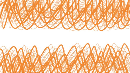 Abstract orange watercolor background for your design, watercolor background concept, vector.のイラスト素材