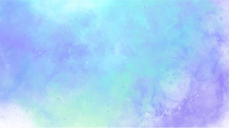 Abstract blue watercolor background for your design, watercolor background concept, vector.のイラスト素材