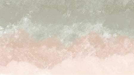 Abstract earth tone watercolor background for your design, watercolor background concept, vector.のイラスト素材
