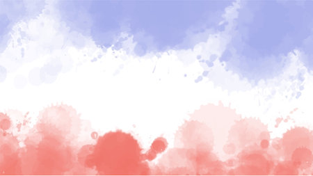 Abstract colorful watercolor background for your design, watercolor background concept, vector.のイラスト素材