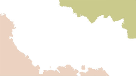 Map of the Czech Republic in pastel colors. Vector illustration.のイラスト素材