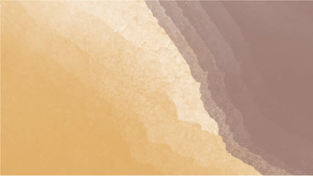 Earth tone watercolor, Minimal Design for text, packaging, vector illustration.のイラスト素材