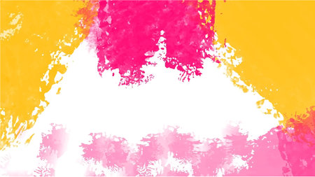 Colorful vector watercolor backgrounds for poster, brochure or flyer, Bundle of watercolor posters, flyers or cards. Banner template.のイラスト素材