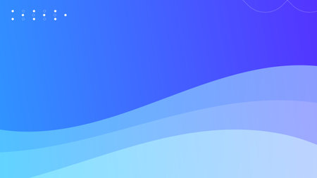 Abstract blue background and curve shape, background with copy space for design, vector.のイラスト素材