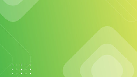 Abstract green fluid shape modern background with copy space, vector.のイラスト素材