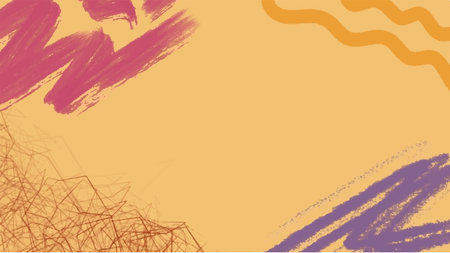 Abstract orange watercolor background.Hand painted watercolor. vectorのイラスト素材