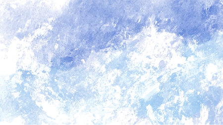 Abstract blue watercolor background.Hand painted watercolor. vectorのイラスト素材