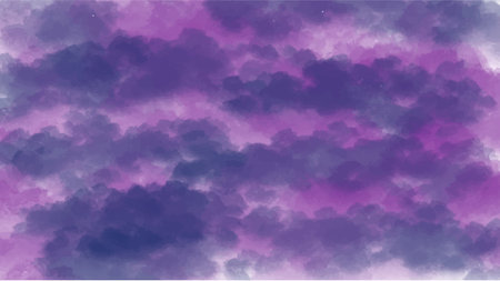 Abstract purple watercolor background.Hand painted watercolor. vectorのイラスト素材