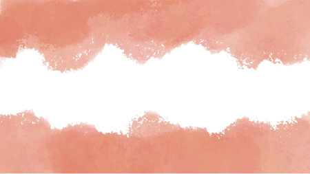 Abstract orange watercolor background.Hand painted watercolor. vectorのイラスト素材