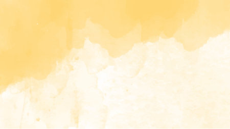 Abstract yellow watercolor background.Hand painted watercolor. vectorのイラスト素材