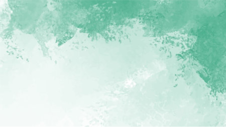 Abstract green watercolor background.Hand painted watercolor. vectorのイラスト素材