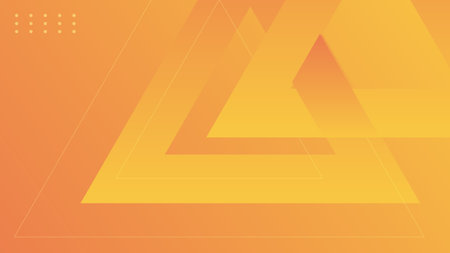 Abstract orange with triangle background. Modern background. vector.のイラスト素材