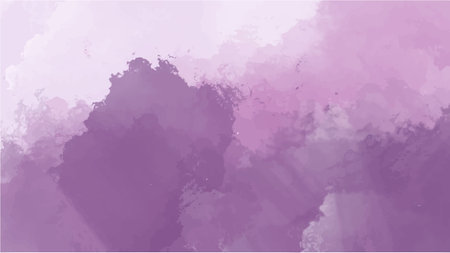 Abstract purple watercolor background.Hand painted watercolor. vectorのイラスト素材