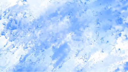 Abstract blue watercolor background.Hand painted watercolor. vectorのイラスト素材