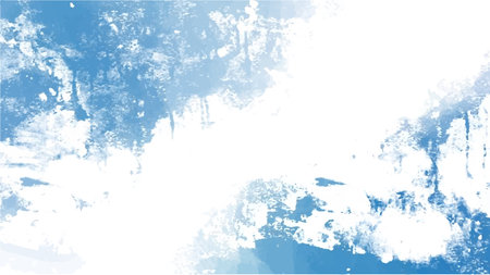 Abstract blue watercolor background.Hand painted watercolor. vectorのイラスト素材