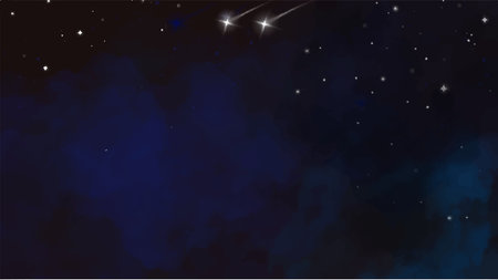 Abstract black and blue watercolor background.Hand painted watercolor. vectorのイラスト素材