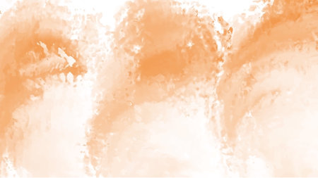 Abstract orange watercolor background.Hand painted watercolor. vectorのイラスト素材