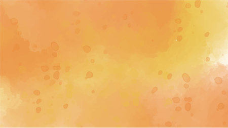Abstract orange watercolor background.Hand painted watercolor. vectorのイラスト素材