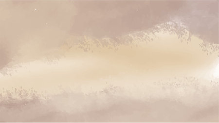 Abstract earth tone watercolor background.Hand painted watercolor. vectorのイラスト素材