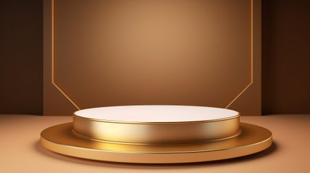 3d luxury podium for your product. Generative AIの素材
