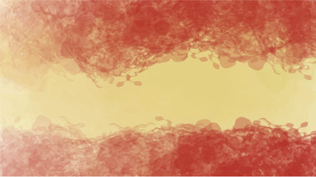 Abstract yellow watercolor background.Hand painted watercolor. vectorのイラスト素材