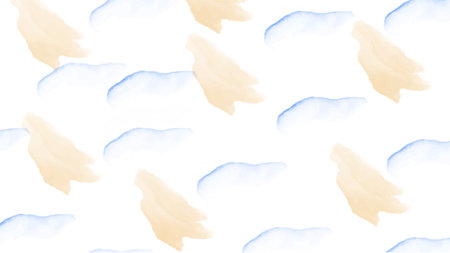 Abstract yellow watercolor background.Hand painted watercolor. vectorのイラスト素材