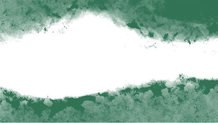 Abstract green watercolor background.Hand painted watercolor. vectorのイラスト素材