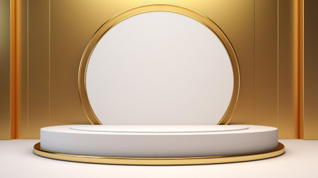 3d luxury podium for your product. Generative AIの素材