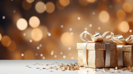 Photo of christmas background with copyspace. Christmas background concept.の素材