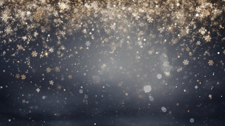 Luxury christmas background with copyspace for your text,design. Christmas concept. Generative AI.の素材