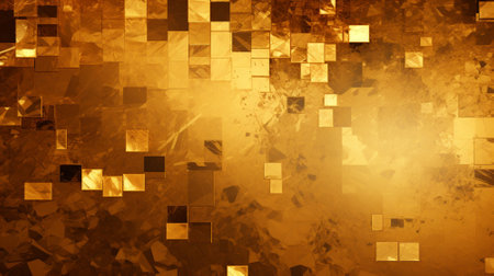 Gold texture background with copyspace for your design. Generative AIの素材