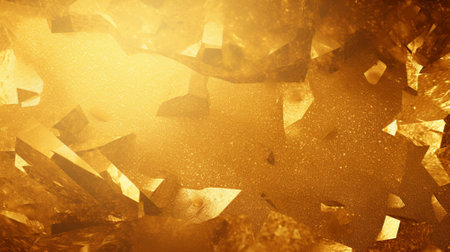 Gold texture background with copyspace for your design. Generative AIの素材