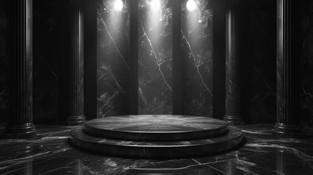 3d luxury podium for your product. Generative AIの素材