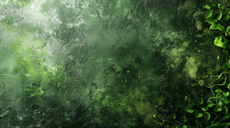 Abstract green watercolor background.Hand painted watercolor.の素材