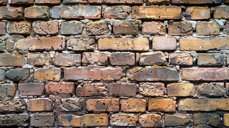 Brick texture background copyspace for your design. Generative AIの素材