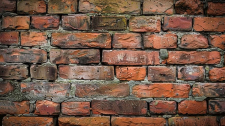 Brick texture background copyspace for your design. Generative AIの素材