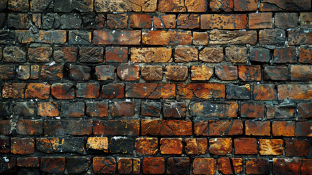 Brick texture background copyspace for your design. Generative AIの素材