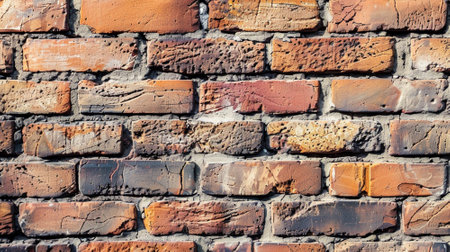 Brick texture background copyspace for your design. Generative AIの素材
