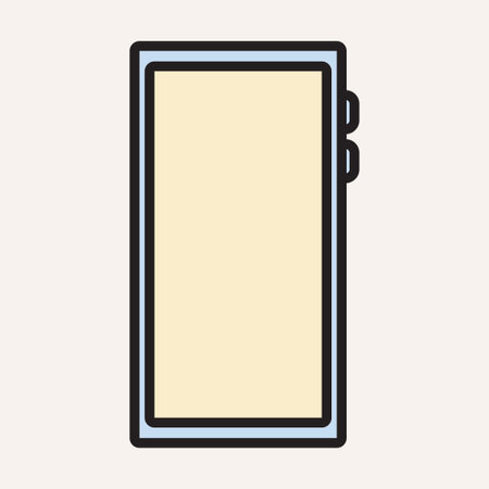 smartphone on pastel background. vectorのイラスト素材