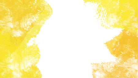 Abstract yellow watercolor background.Hand painted watercolor. vectorのイラスト素材
