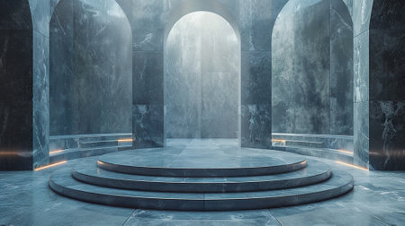 3d luxury podium for your product. Generative AIの素材