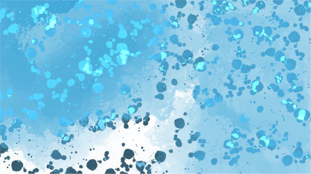 Abstract blue watercolor background.Hand painted watercolor. vectorのイラスト素材
