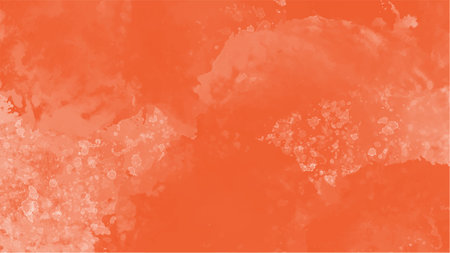 Abstract orange watercolor background.Hand painted watercolor. vectorのイラスト素材