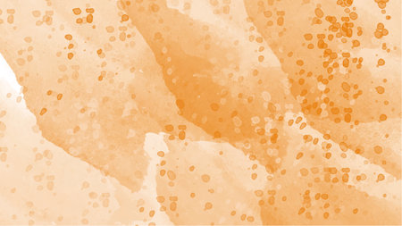 Abstract orange watercolor background.Hand painted watercolor. vectorのイラスト素材