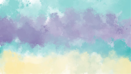 Abstract blue watercolor background.Hand painted watercolor. vectorのイラスト素材