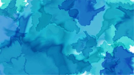 Abstract blue watercolor background.Hand painted watercolor. vectorのイラスト素材